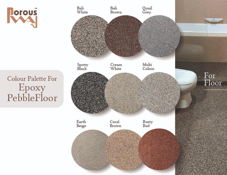 Toilet flooring overlay (Epoxy Pebble / Flake) Toilet renovation