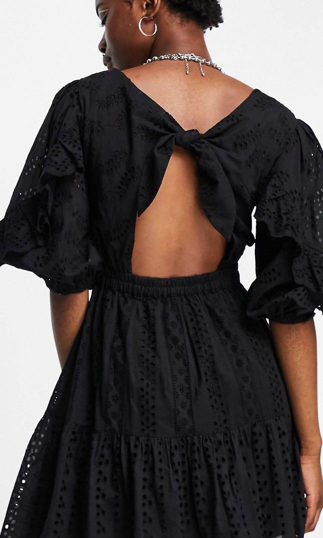 Topshop online broderie dress