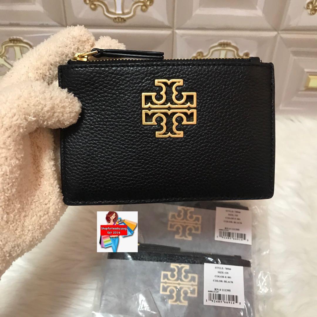 TORY BURCH BRITTEN CARDCASE, Women's Fashion, Bags & Wallets, Wallets & Card  holders on Carousell