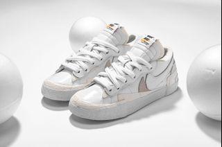 Nike x Sacai Blazer Low Black Patent - US11, Men's Fashion Nike x Sacai Blazer Low Black Patent - US11, Men's Fashion