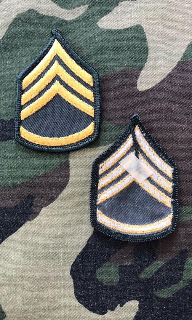 US ARMY PATCH (Category: Others) located in Kuala Terengganu. Submitted by dabbirhalak (Listing ID 1151972899, Image 1). Description: US ARMY PATCH STAFF SERGEANT SIZE SMALL RM8 PAIR DFOD.