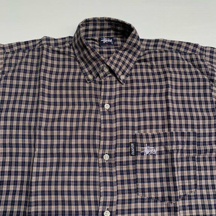 Vintage stussy button down shirt 