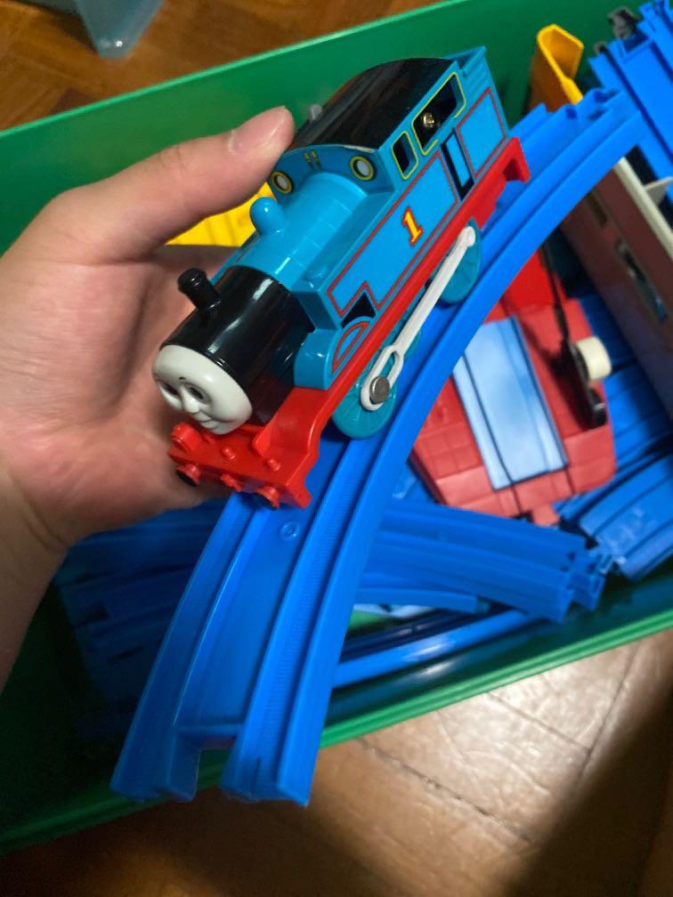 Vintage thomas the tank engine discount train set