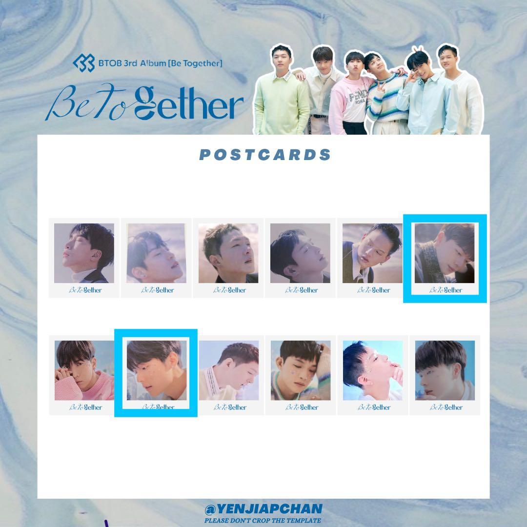 wtt] BTOB Be Together Albums Inserts, Hobbies & Toys