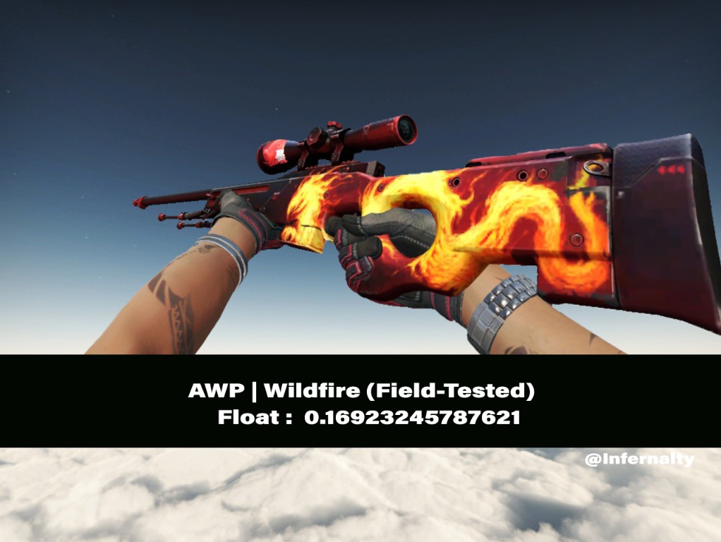 (0.16FV) AWP Wildfire FT CSGO SKINS KNIVES, Video Gaming, Gaming ...