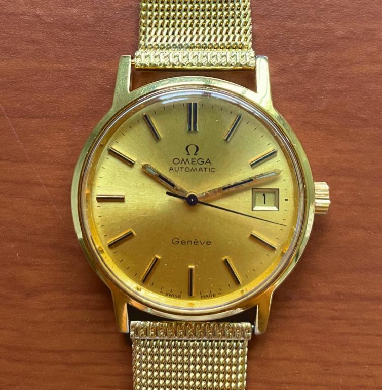 Omega automatic sales geneve gold