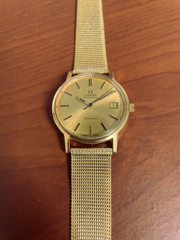 Ladies omega gold watch 1970s outlet