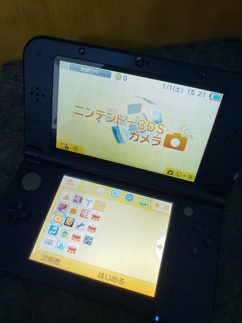 放二手New 3DS LL 日版藍色主機, 電子遊戲, 電子遊戲機, Nintendo  