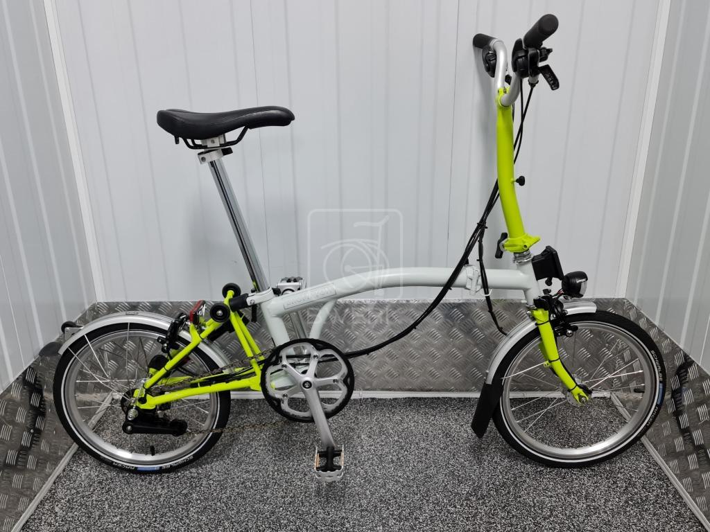 Brompton m6l hotsell papyrus white