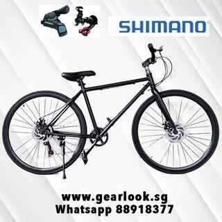 🔥 MARCH SALES 🔥 FOOD DELIVERY PACK |  20" 24" 26" 27.5" 29" Shimano 7 Speed Gear Road Bicycle | Road Bicycle / Road Bike / Foldable / Foldable Bike / Mountain Bike / Mountain Bicycle rear rack Thermal Bag Hybrid Bike Whatsapp 88918377
