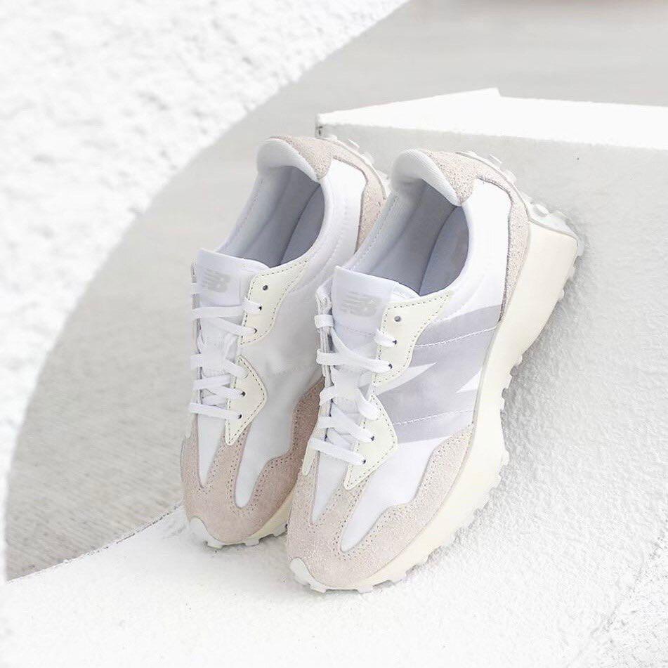 現貨］旺角店- new balance 327 白色ws327sfd 波鞋休闲鞋nb 女裝, 鞋
