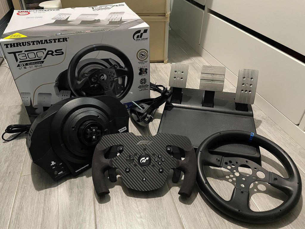 放 Thrustmaster T300RS GT edition 連F1 呔盤（自行更換）, 電子遊戲, 遊戲機配件, 手掣 - Carousell