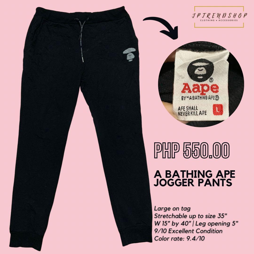 A bathing ape sale joggers