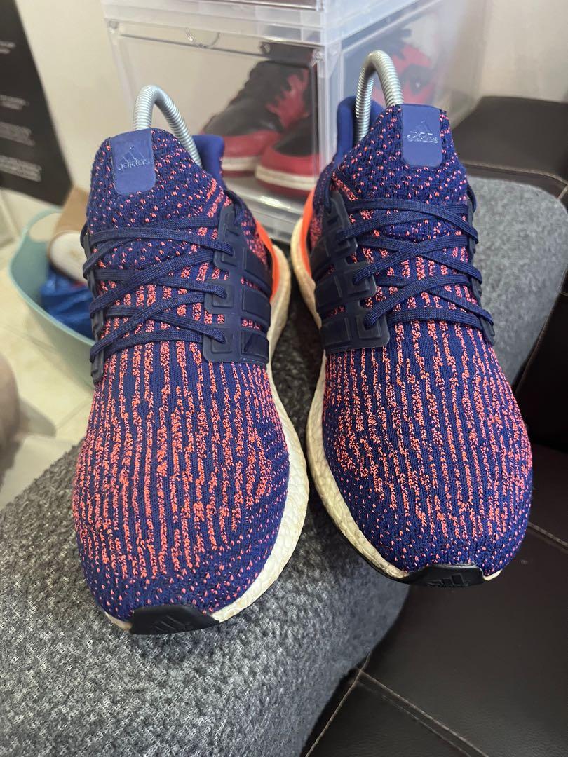 Adidas Ultra Boost 3.0 Purple Orange Originals 10.5UK Men s