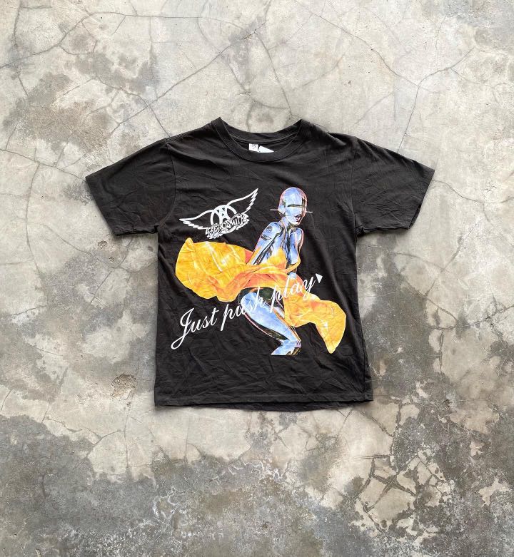 Aerosmith just push play t shirt top