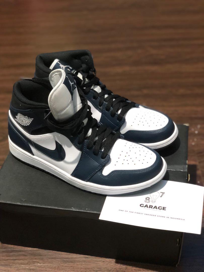 jordan one mid dark teal