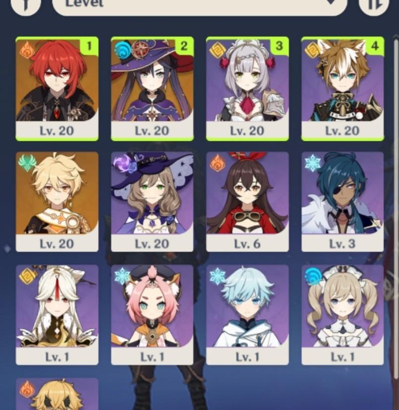 Ar 19 Guranteed Diluc and Mona (Category: Game Gift Cards & Accounts) located in Quezon City. Submitted by rebmit (Listing ID 1146822141, Image 1). Description: NA Server 41/90 Eb Guranted No Deadlinks.