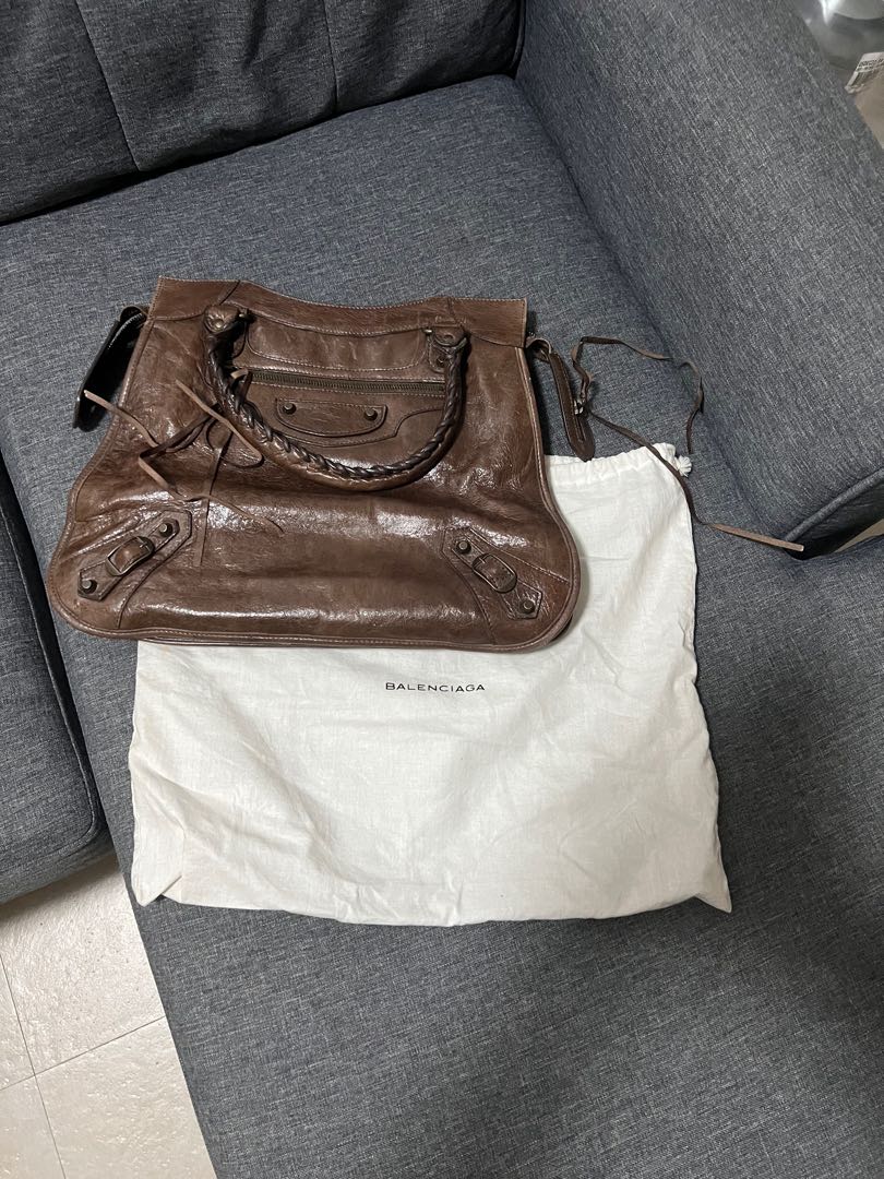 Balenciaga Brown City Bag Luxury Bags  Wallets on Carousell