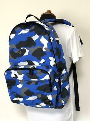 Bape backpack blue store