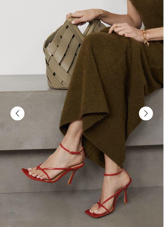 BOTTEGA VENETA RED SANDALS 37 Women s Fashion Footwear Sandals