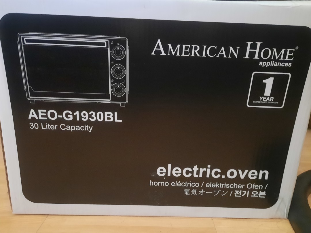 Brand New American Home Electric Oven 30L, TV & Home Appliances