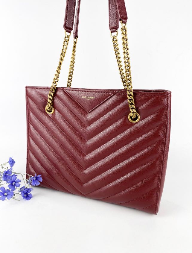 Brand New Saint Laurent Tribeca Red Medium Shoulder Bag (bought from