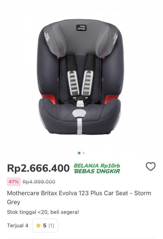 Mothercare britax evolva 2025