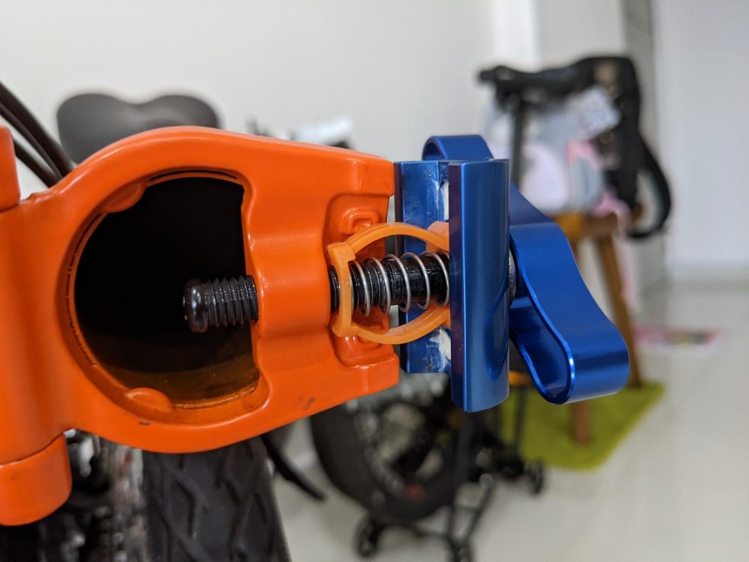 Brompton 3sixty pikes bike hinge clamp spring, Sports Equipment