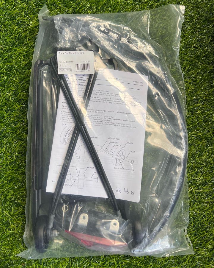 Brompton Rear Rack BLACK, Sports Equipment, Bicycles & Parts, Bicycles ...