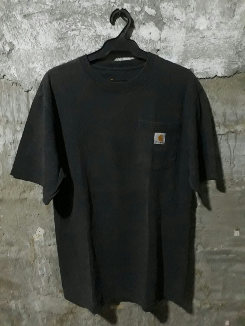 Carhartt K87 Black, Men's Fashion, Tops & Sets, Tshirts & Polo Shirts ...