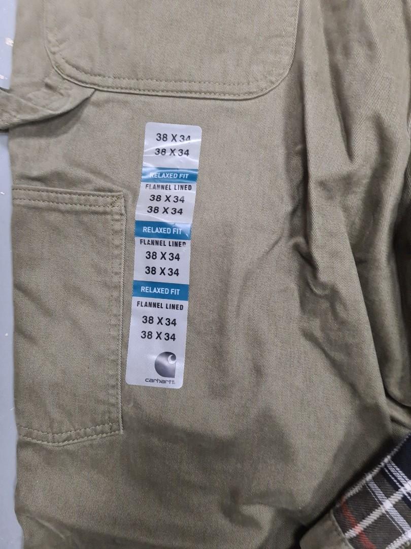 Carhartt washed twill dungaree flannel lined 2025