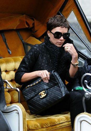 Chanel Top Handle Celebrity Chanel Boy Bag Celebrities CHANEL