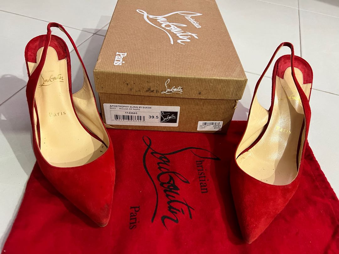 Christian best sale louboutin apostrophy