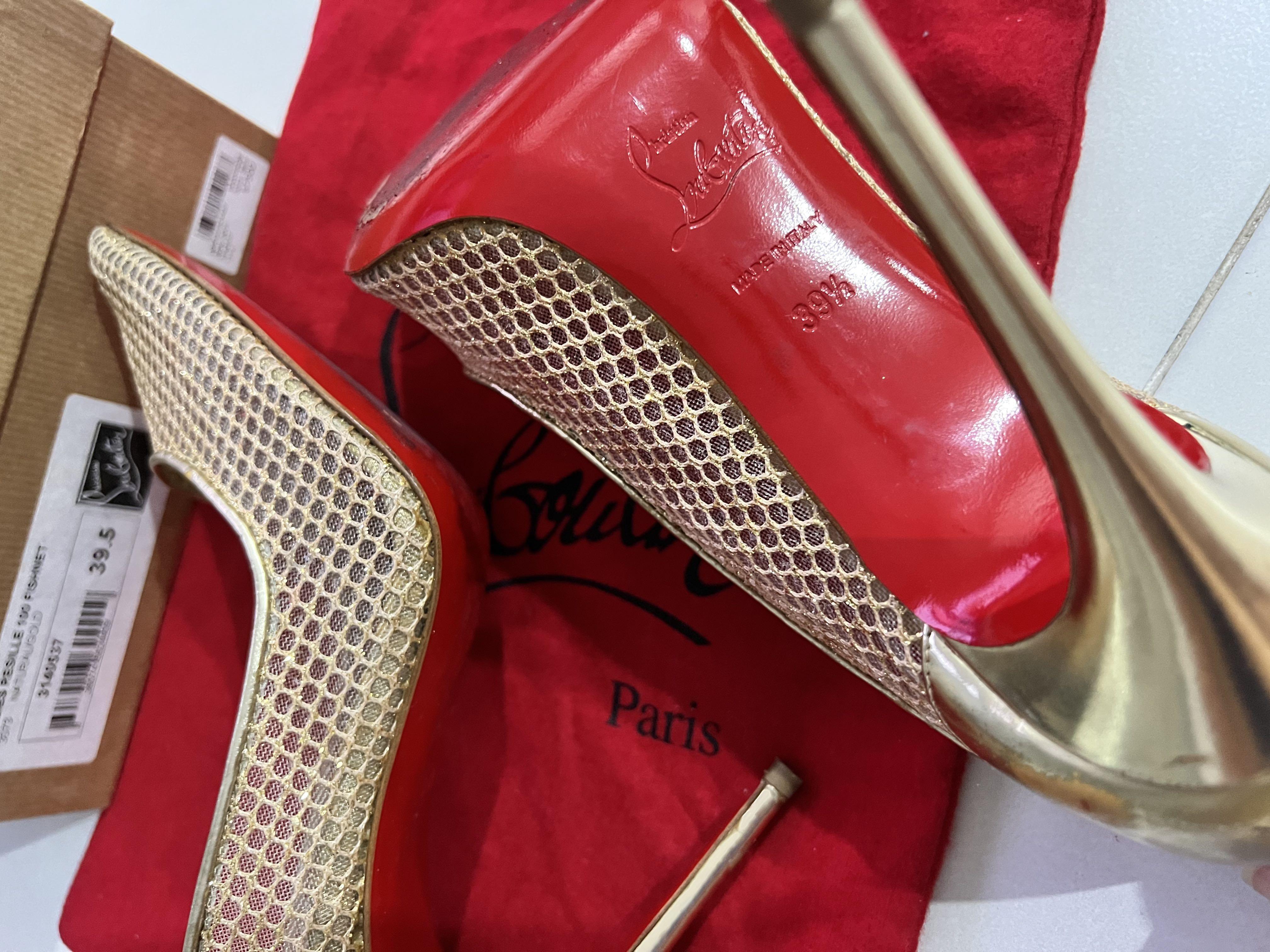 Real red deals bottoms heels