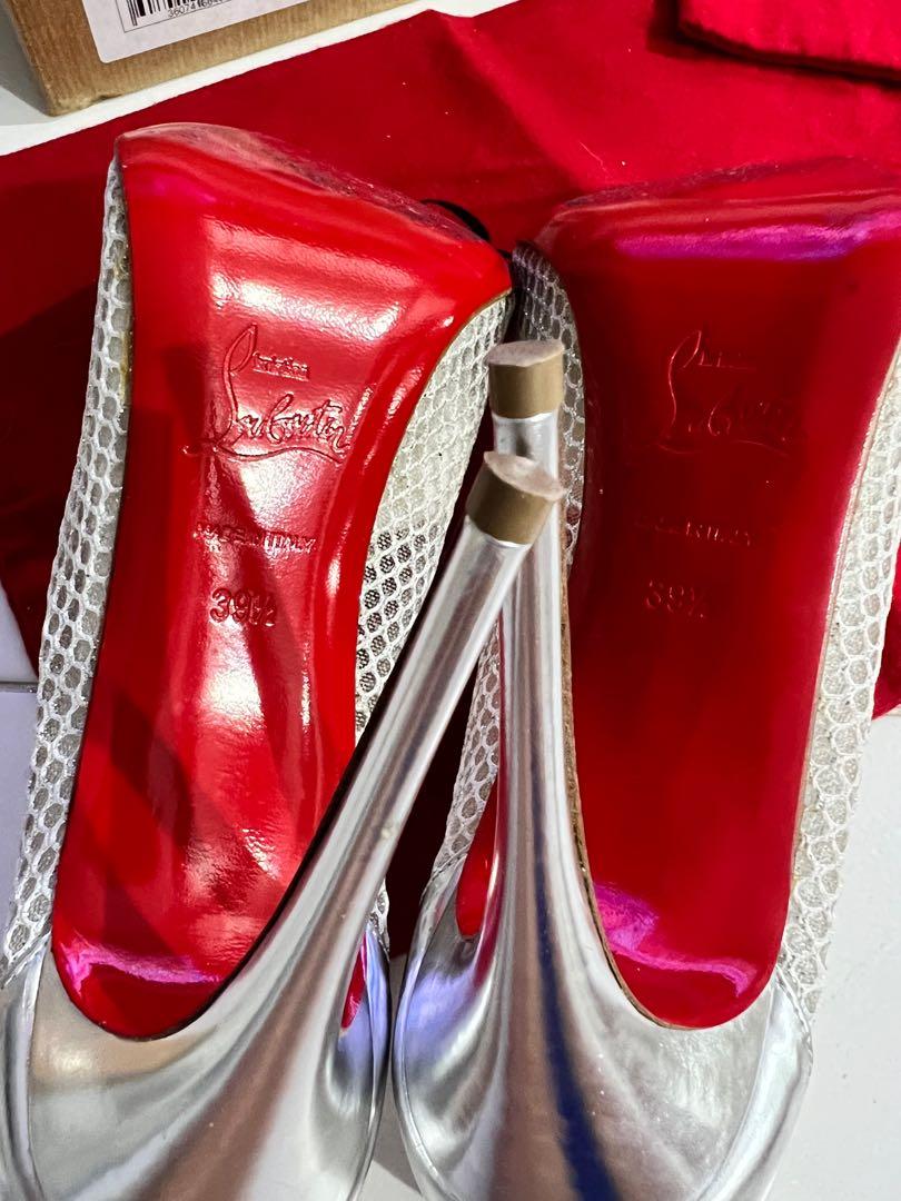 100 AUTHENTIC Christian Louboutin Heels Follies Resille 100