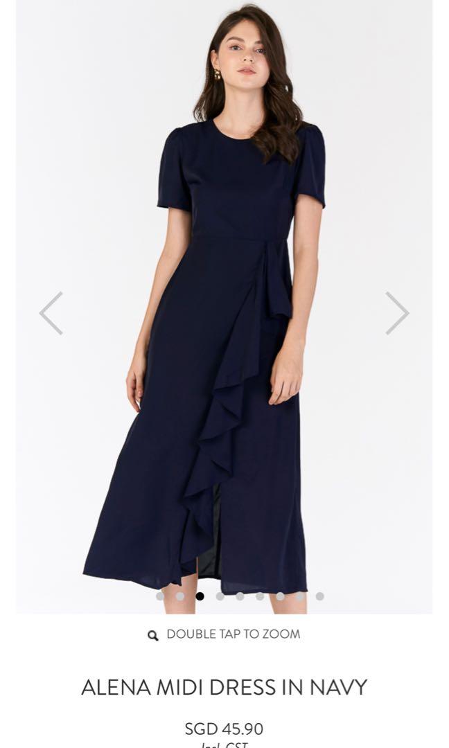 Alena on sale midi dress