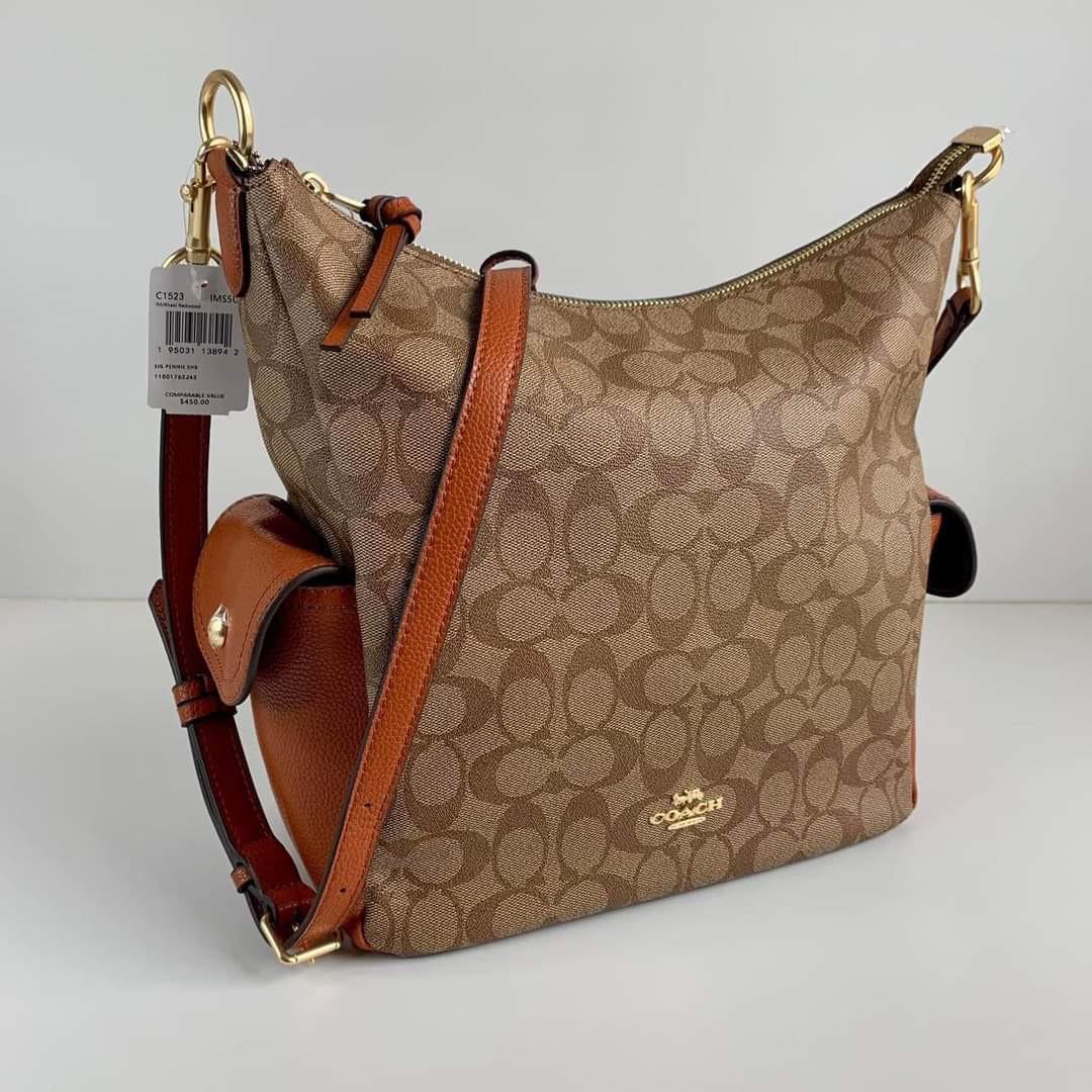 Coach Pennie Shoulder bag in Signature, Women's Fashion, Bags & Wallets
