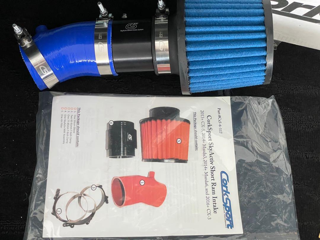 Corksport Mazda Short Ram Intake SRI air filter for 2l engine, Car