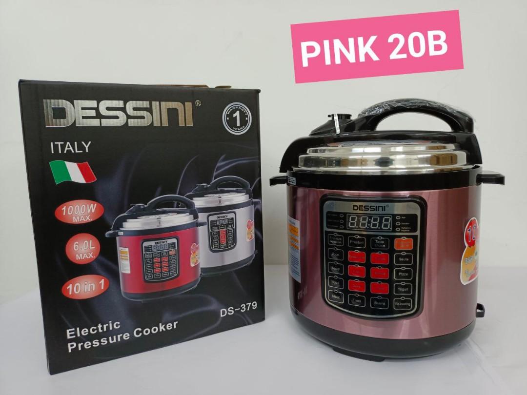 DESSINI PRESSURE COOKER 6L & 8L 20 BUTTON 20B, TV & Home Appliances