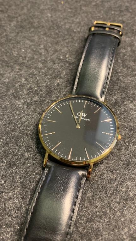 DW Classic Sheffield 40mm New Leather strap Men s Fashion