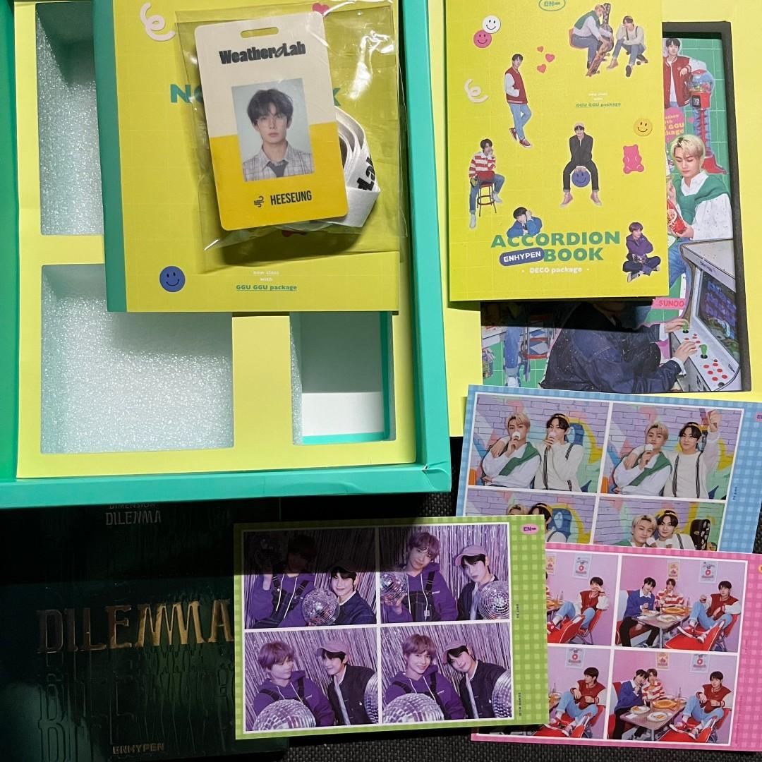 Enhypen Heeseung Season Greetings ID 2022 with Unsealed GGU GGU Package