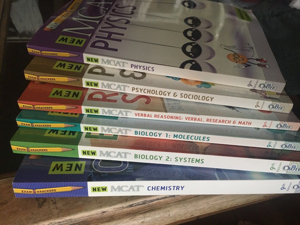 Examkrackers MCAT 6volume 9th Ed., Hobbies & Toys, Books & Magazines