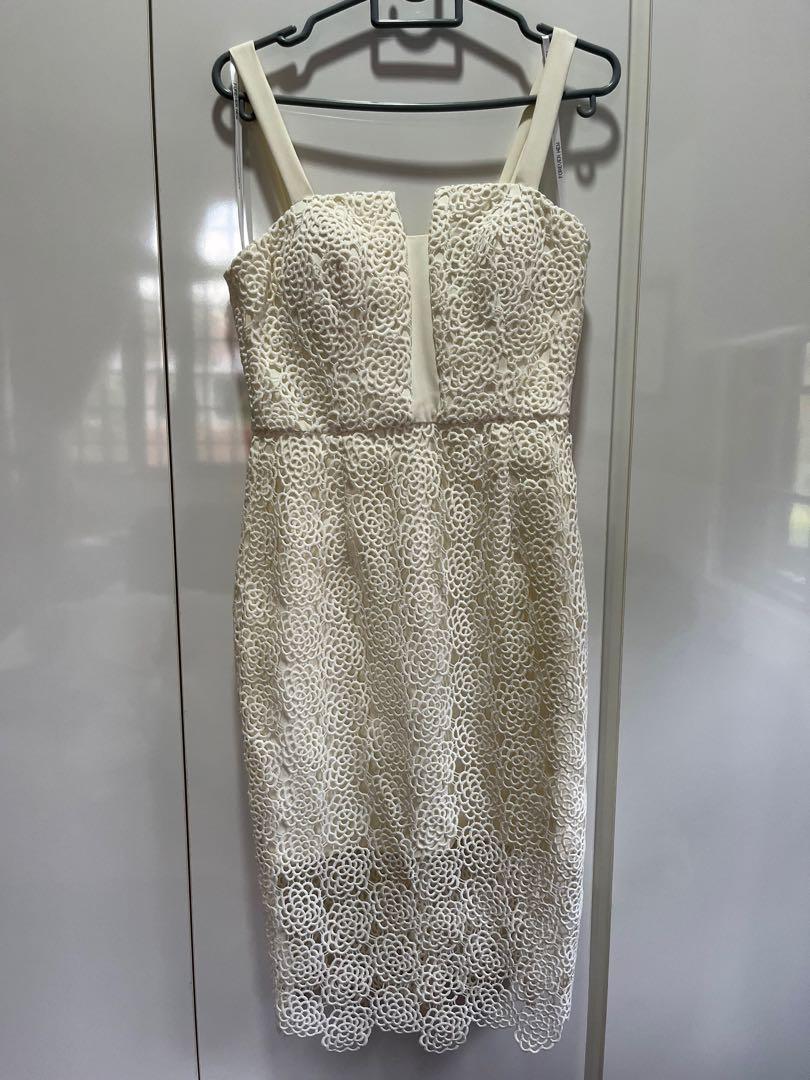 honey and lace dresses Honey Beaded Lace Mini Dress XL