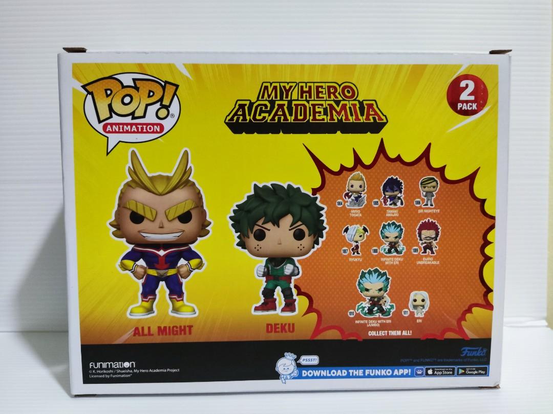 funimation funko pop all might