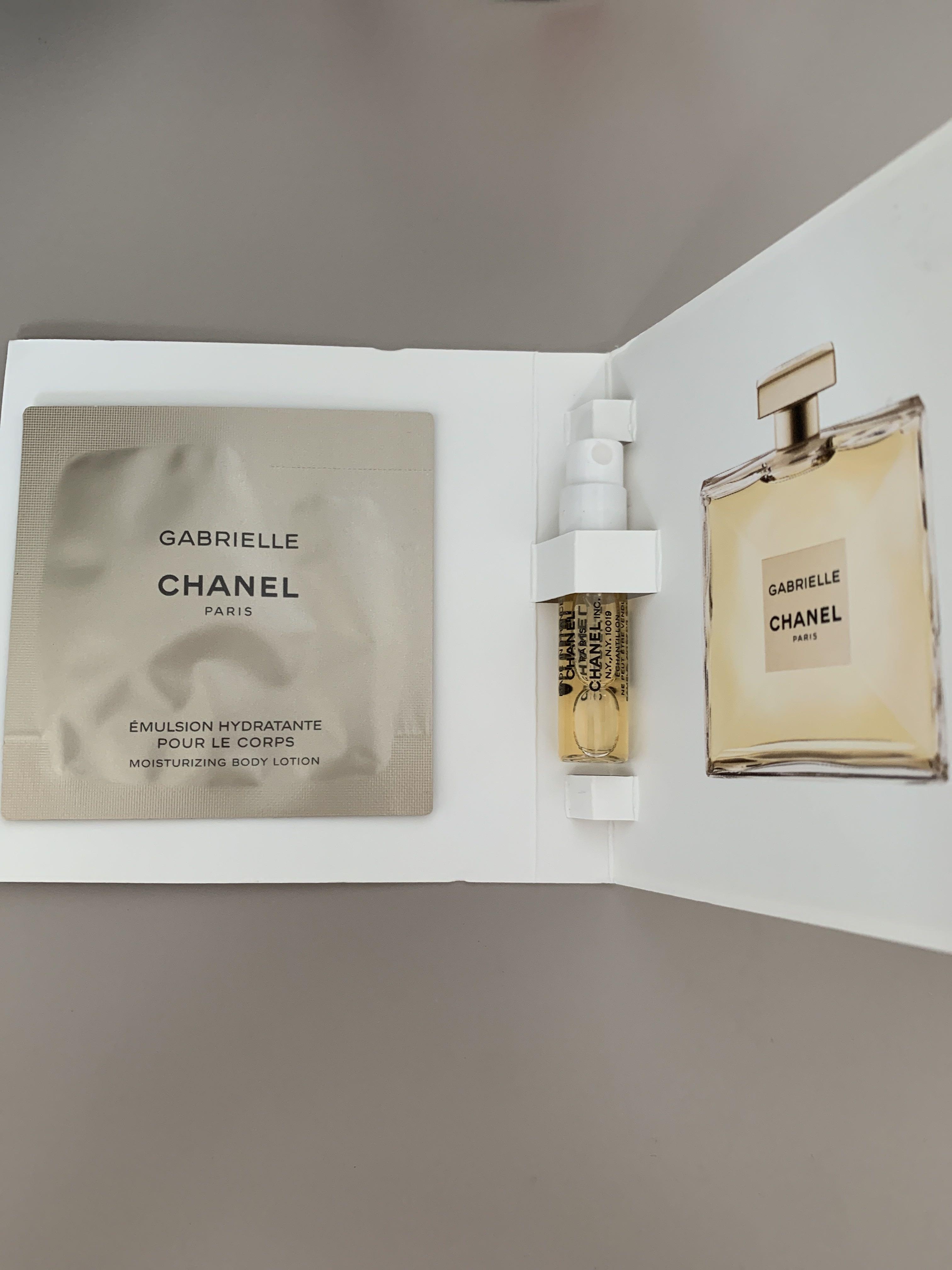 Gabrielle Chanel perfume body lotion