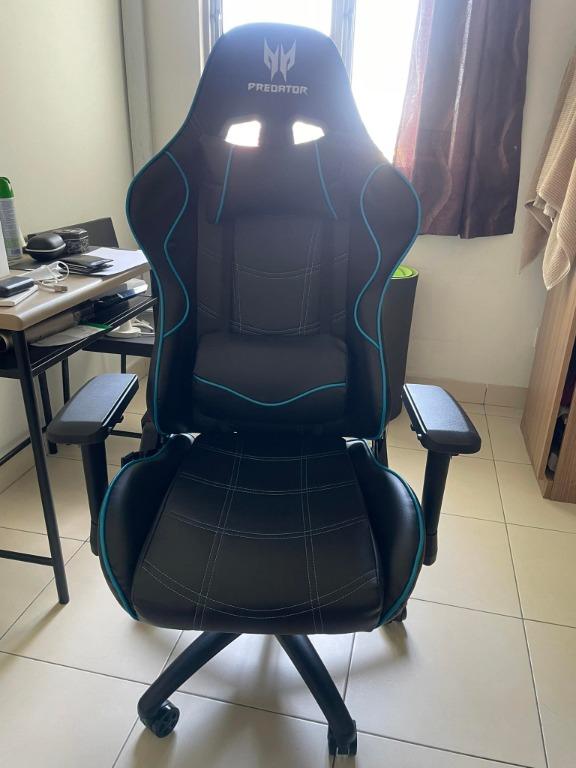 Gaming Chair ACER PREDATOR LK2341 GAMING CHAIR BLUE ACCENT, Furniture