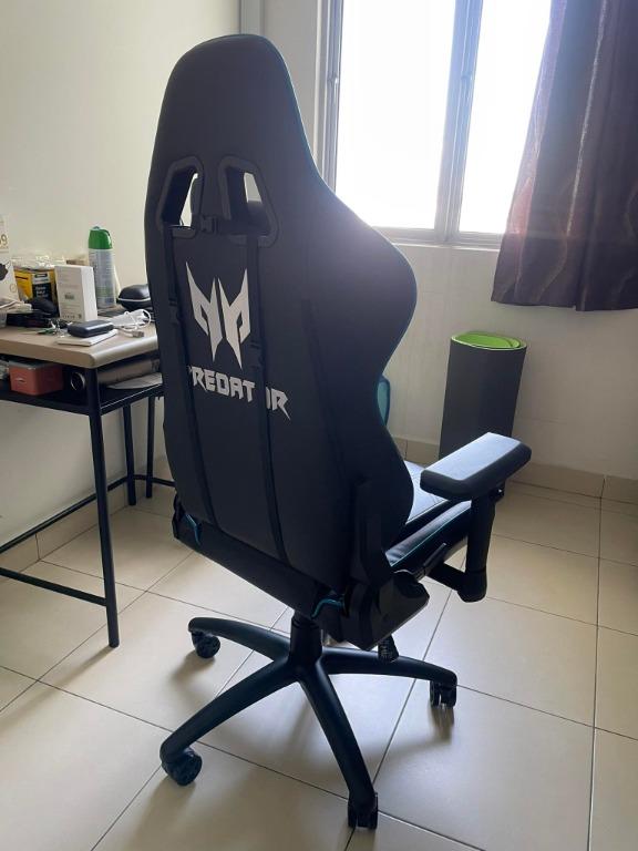 Gaming Chair ACER PREDATOR LK2341 GAMING CHAIR BLUE ACCENT, Furniture