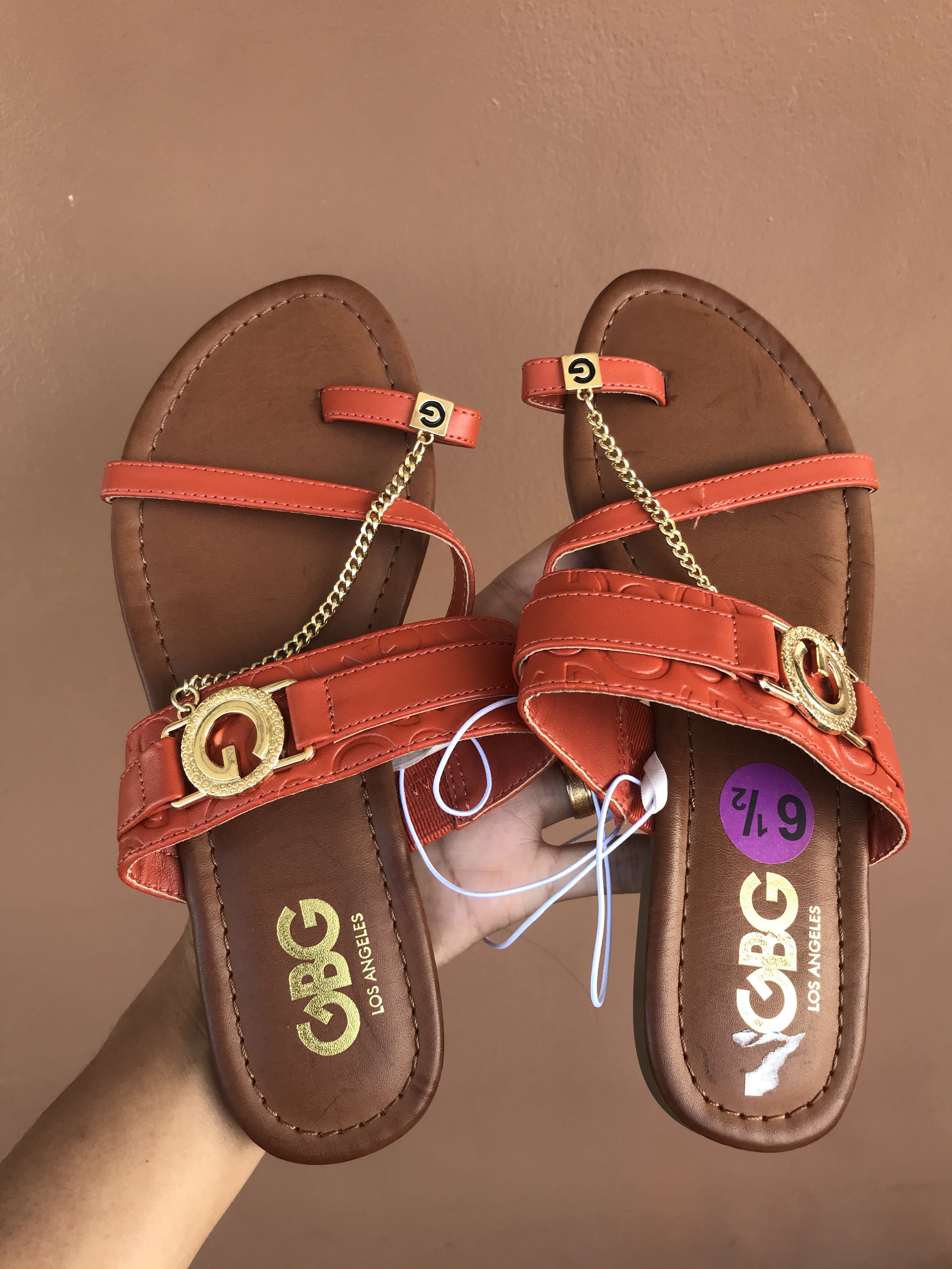 GBG Flat Sandals Women s Fashion Footwear Sandals on Carousell