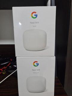 (BNIB)Google nest wifi router and 1 add on point