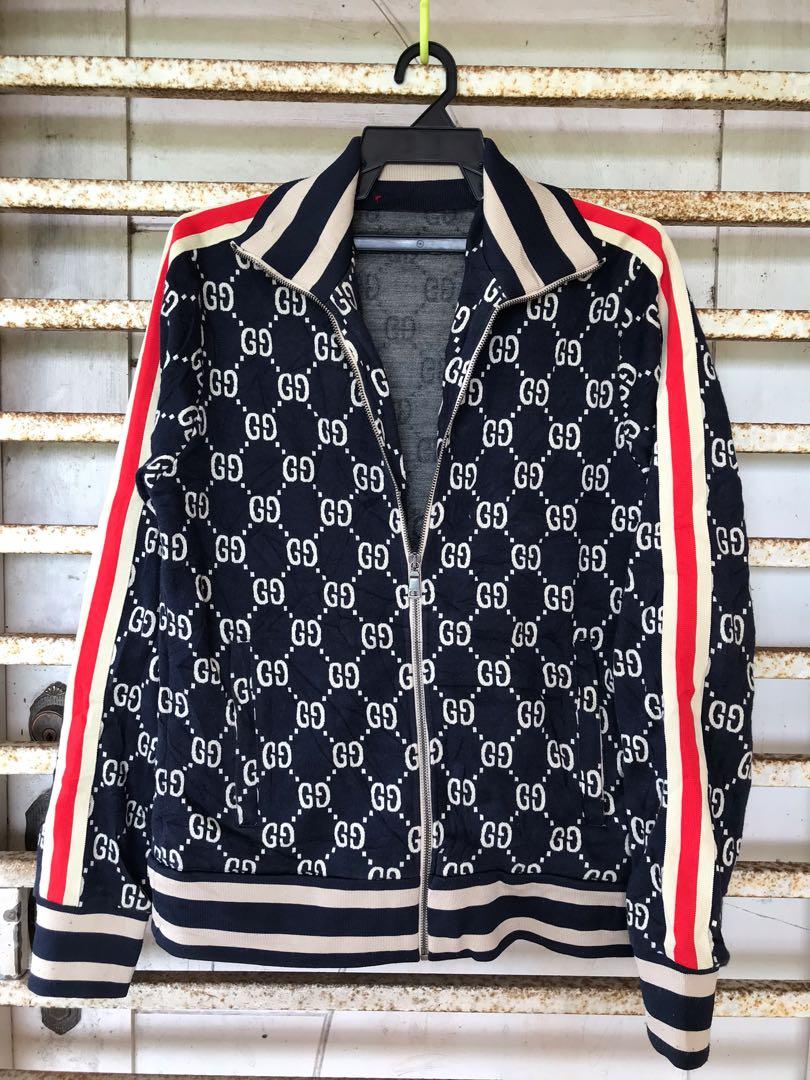 GUCCI GG Monogram Jacket Made in Italy Men s Fashion Coats